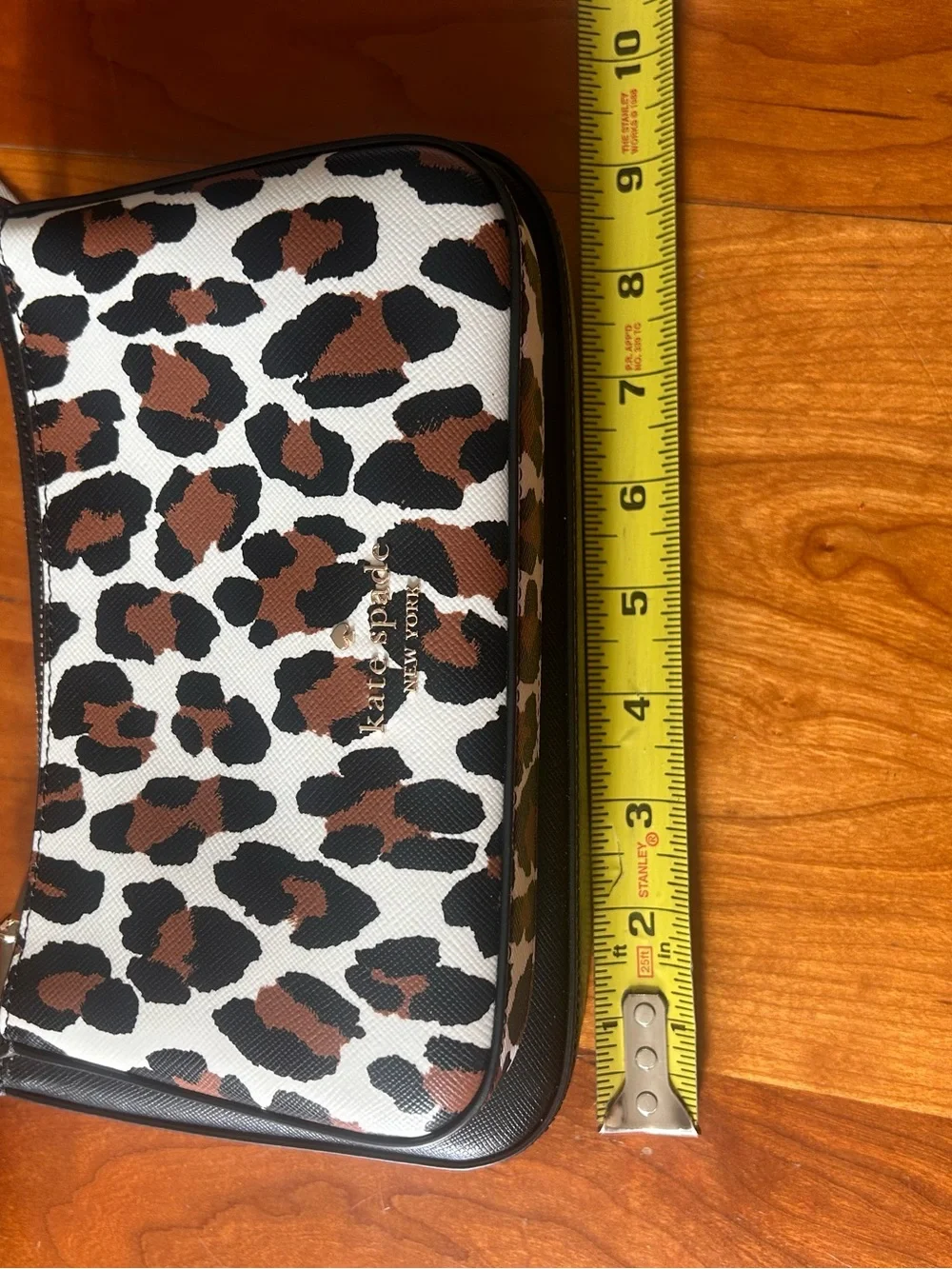 Kate Spade Duet leopard print small crossbody bag duo